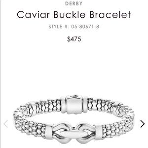 Lagos Derby Caviar Buckle Bracelet